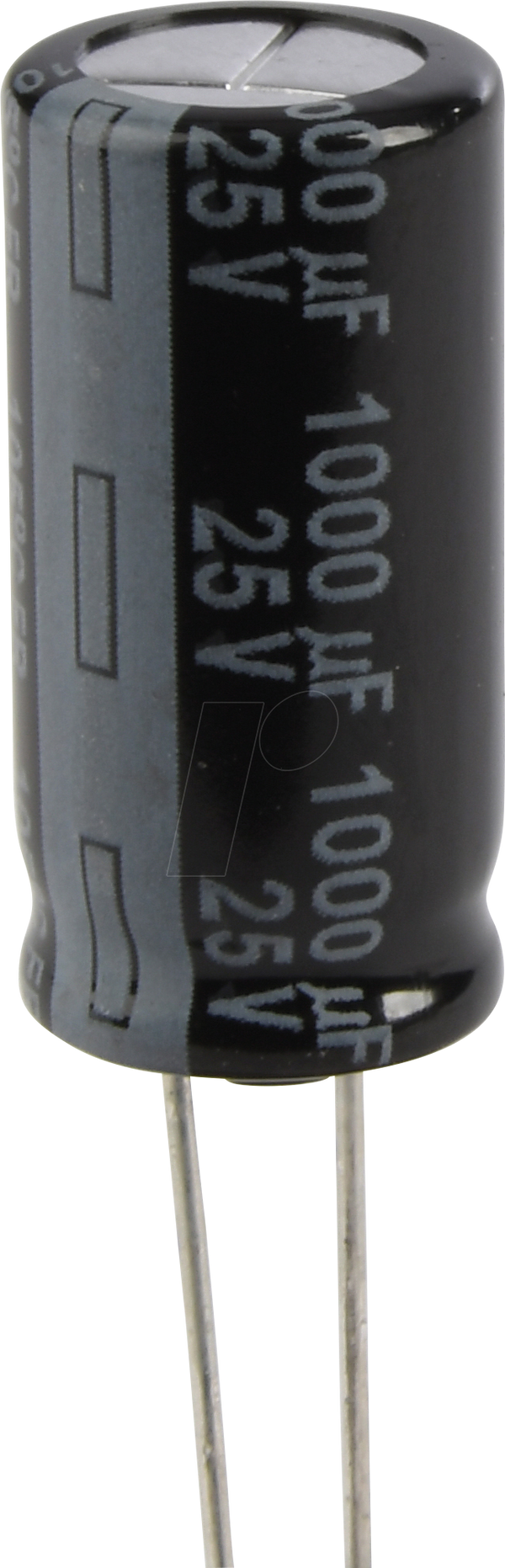 condensatore Elettrolitico 1000uf 25v PASSO 5,00 MM 12,5X20