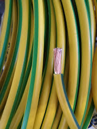 Cavo filo unipolare UL Style 1015 AWG 18 giallo/verde ( 1 MT. )