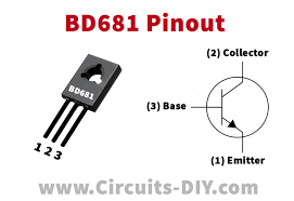 BD681 - Transistore Darlington, NPN, 100V, 4A, SOT-32