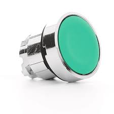 Pulsante Verde per foro Ø22 Schneider ZB4BA3