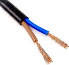 Cavo H07RN-F in neoprene nero 2x1 mm2 - ( 1 mt. )