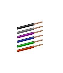 Cavo filo unipolare NO7V 2,5 MMQ ROSSO ( 100 MT. )