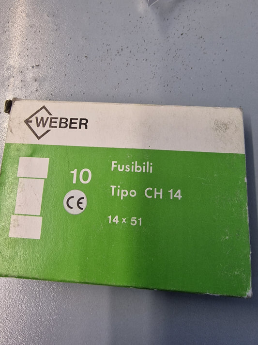 Fusibile 14 x 51  50a 500v ( conf. 10 pz )