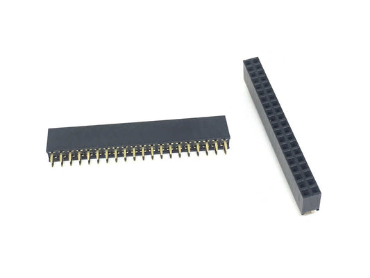 Zoccolo  PTH FEMMINA DOPPIA FILA DRITTO passo 2,00