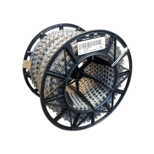 terminale faston femmina 4,8x0,8 a bandiera ottone naturale ( rolla 5000 pz )