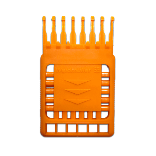 1652040000 Fermacavo per circuito stampato Weidmuller BLACK ZE8 OR